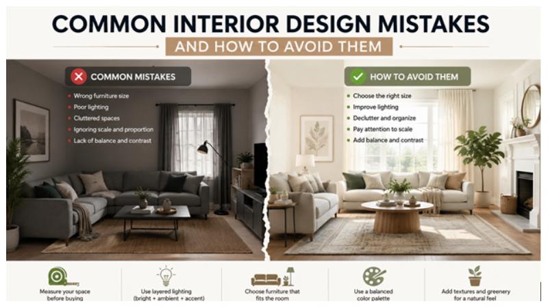 Common Interior Design Mistakes and How to Avoid Them