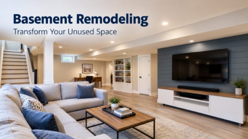 Transform Your Home with Professional Basement Remodeling